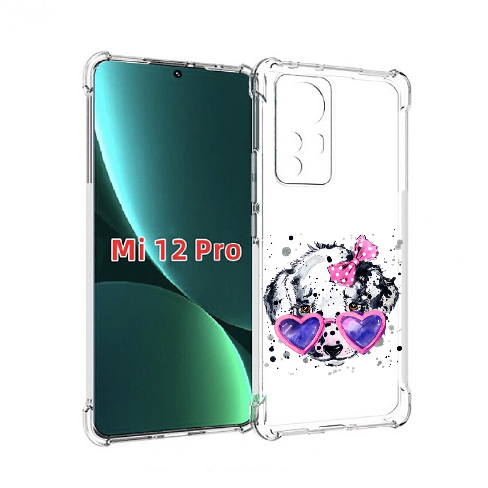 

Чехол MyPads долматинец в очках для Xiaomi 12S Pro, Прозрачный, Tocco