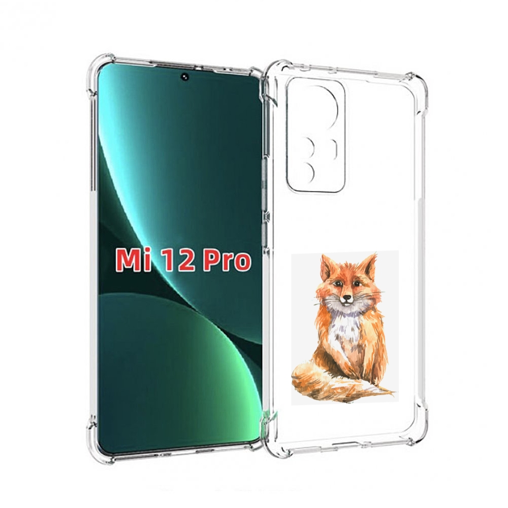 

Чехол MyPads детская лиса для Xiaomi 12S Pro, Прозрачный, Tocco