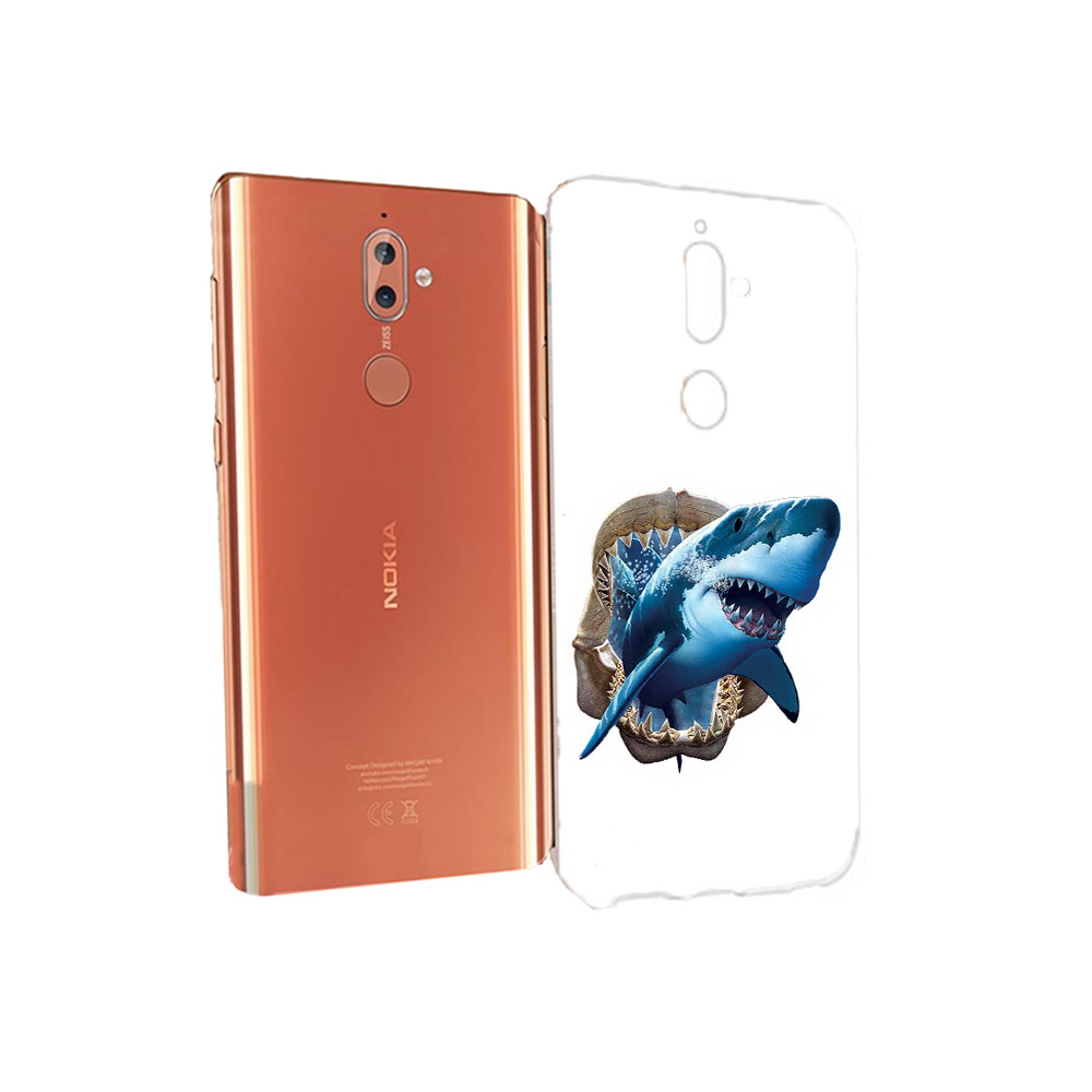 

Чехол MyPads Tocco для Nokia 9 челюсти (PT126479.94.675), Прозрачный, Tocco