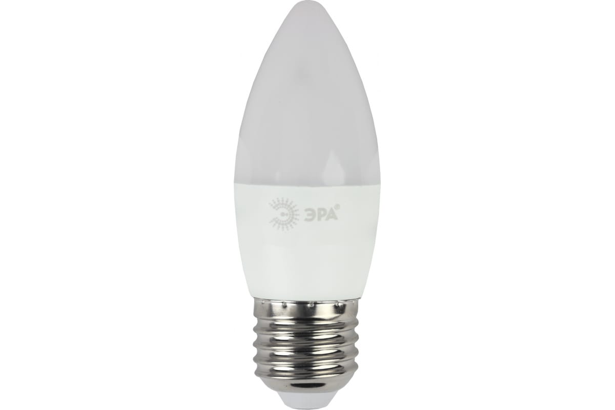 

Лампа светодиодная LED B35-6W-840-E27,свеча,6Вт,нейтр,E27 | код Б0020621 | ЭРА ( 1шт. )