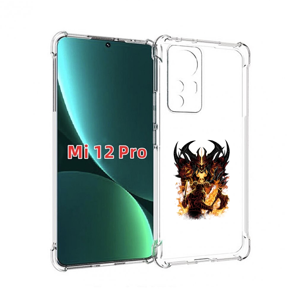 

Чехол MyPads демон shadow fiend для Xiaomi 12S Pro, Прозрачный, Tocco