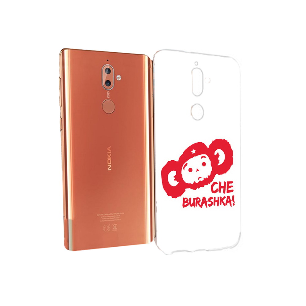 

Чехол MyPads Tocco для Nokia 9 чебурашка (PT126479.94.672), Прозрачный, Tocco