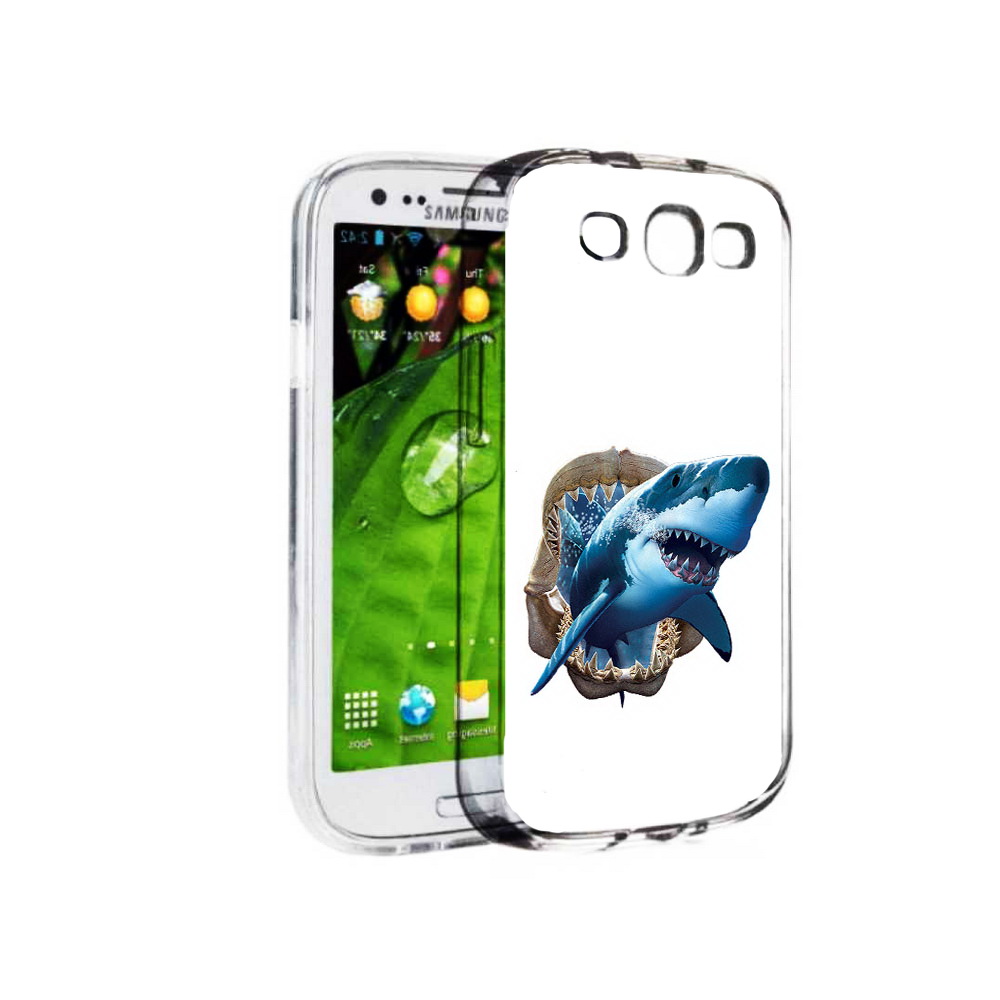 

Чехол MyPads Tocco для Samsung Galaxy S3 челюсти (PT123108.507.675), Прозрачный, Tocco
