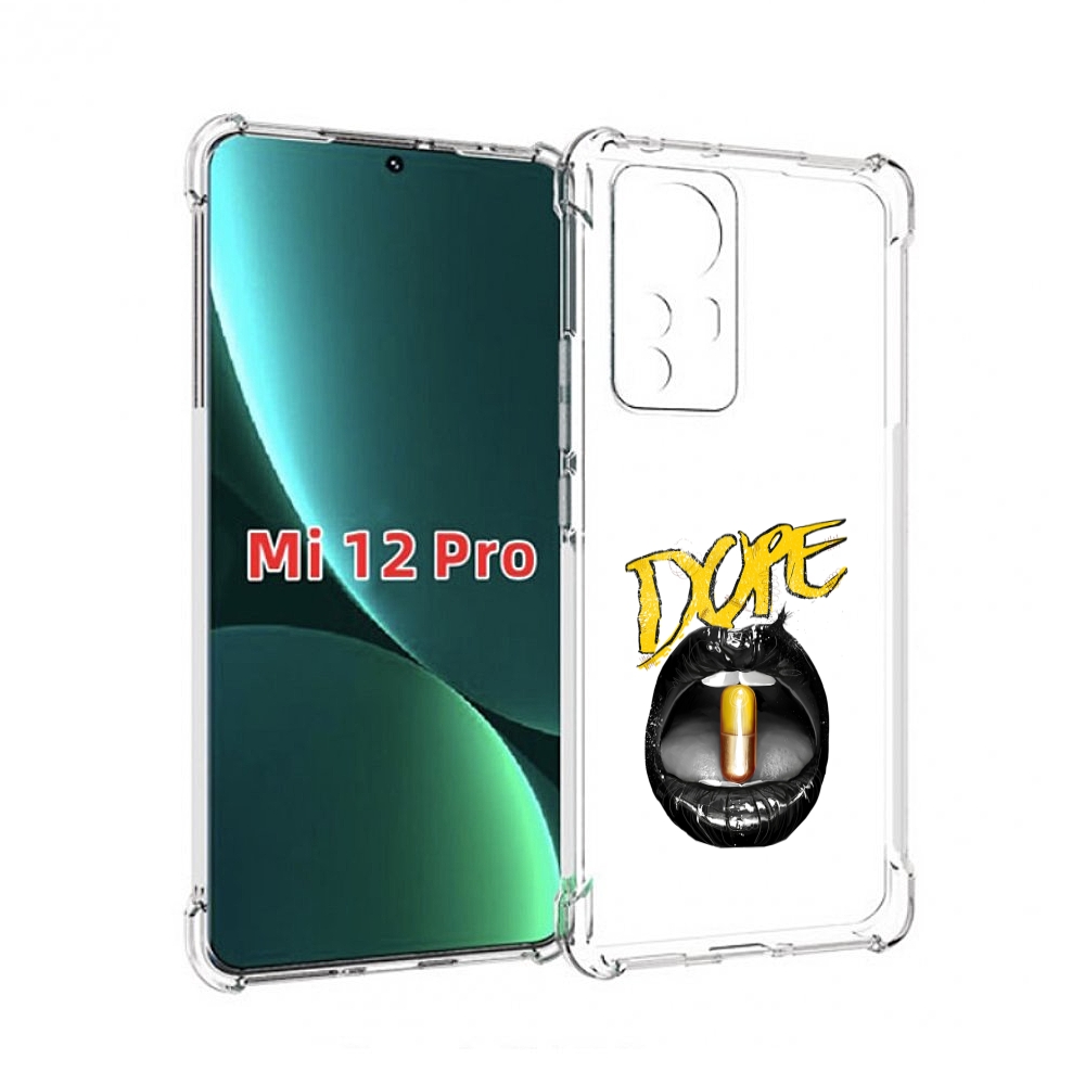 

Чехол MyPads губы для Xiaomi 12S Pro, Прозрачный, Tocco