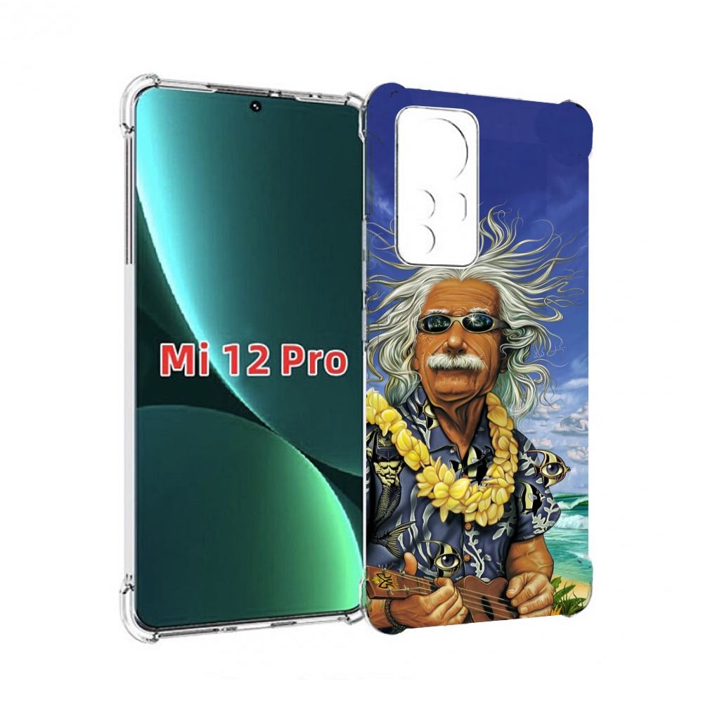

Чехол MyPads энштейн на отдыхе для Xiaomi 12S Pro, Прозрачный, Tocco