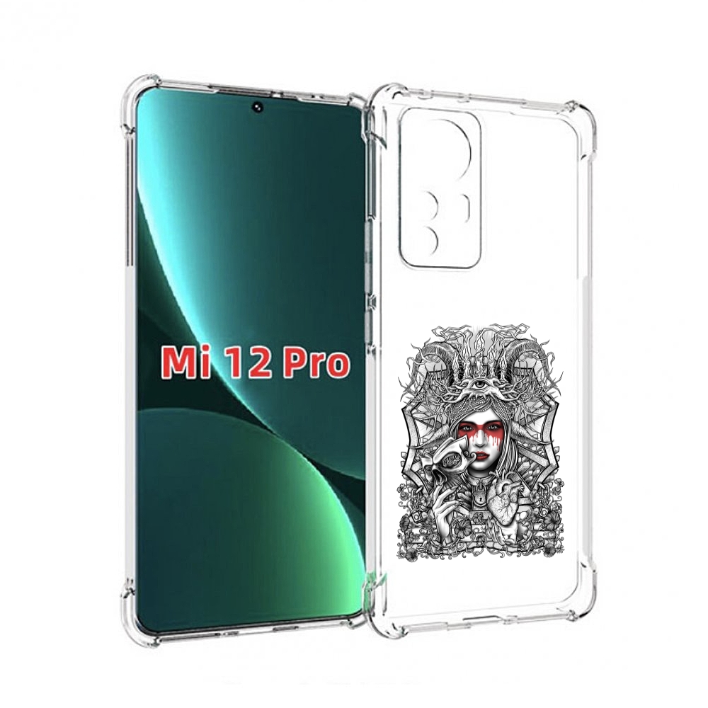 

Чехол MyPads грусная девушка для Xiaomi 12S Pro, Прозрачный, Tocco