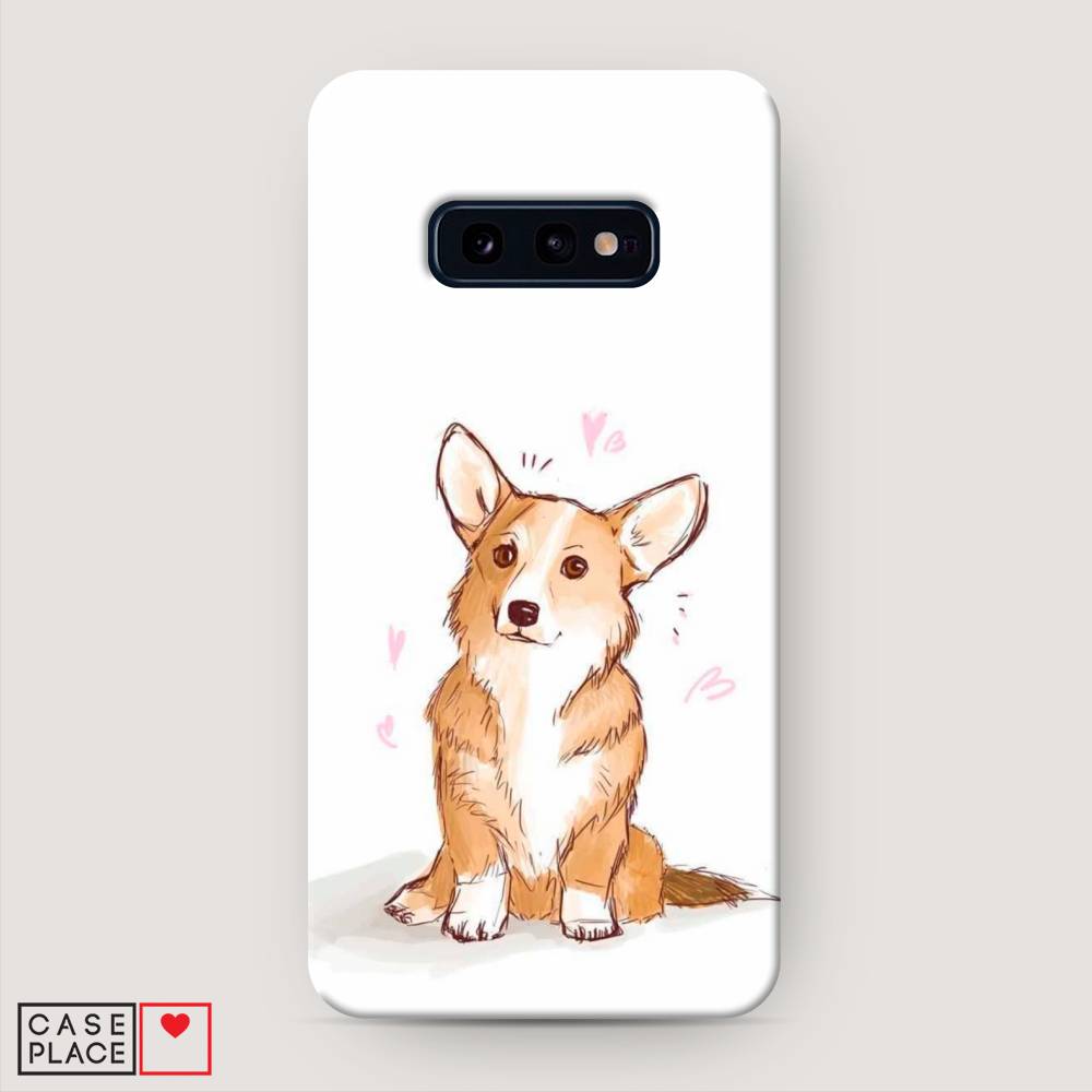 

Пластиковый чехол "Корги любовь" на Samsung Galaxy S10E, 27220-1