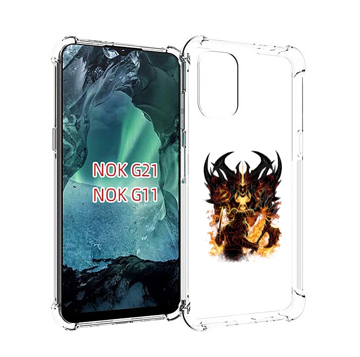 

Чехол Mypads Демон Shadow Fiend Для Nokia G11/G21, Прозрачный, Tocco