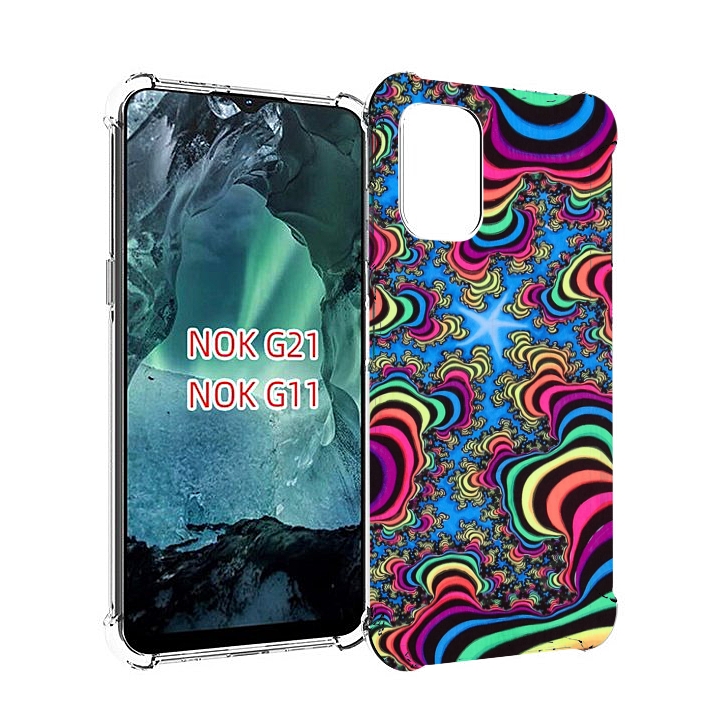 

Чехол Mypads Щупальца Иллюзия Для Nokia G11/G21, Прозрачный, Tocco