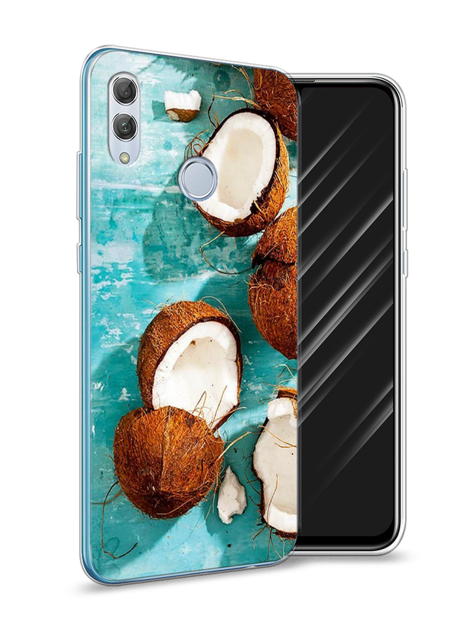 

Чехол Awog на Honor 10 Lite "Разбитые кокосы", Коричневый, 67550-10