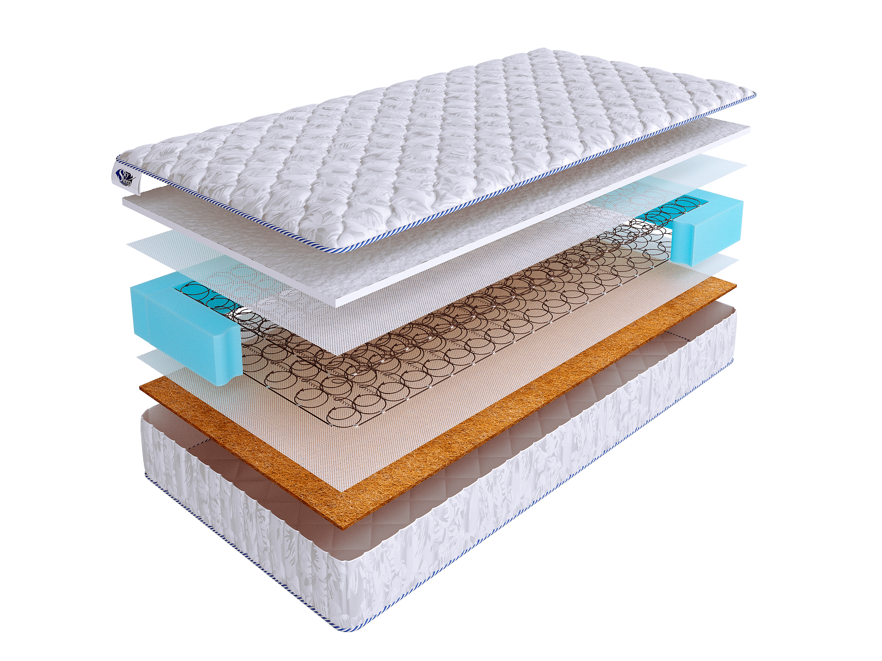 

Матрас SkySleep START FIRM BS 190x200, Белый, START FIRM BS