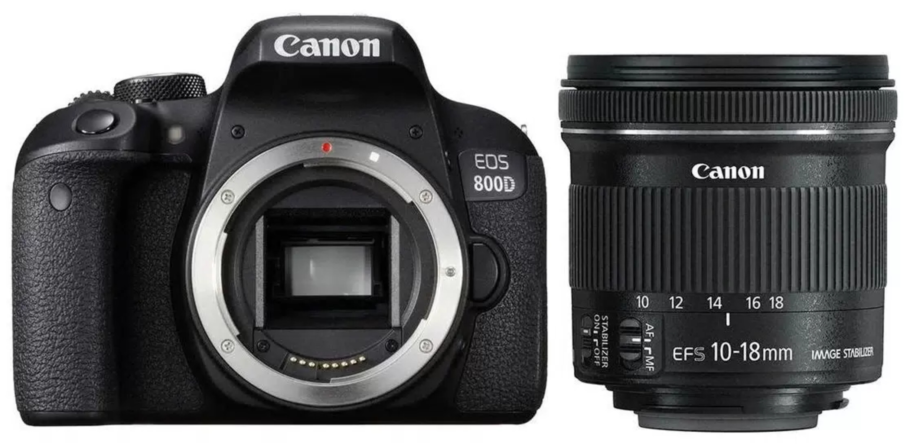 

Фотоаппарат Canon 800D kit 10-18mm STM