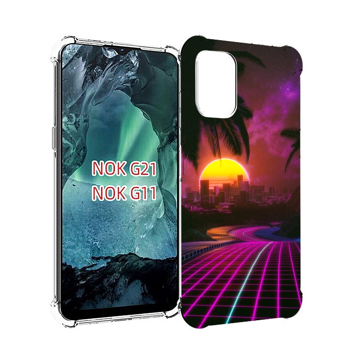 

Чехол Mypads Хотлайнмайами 2 Для Nokia G11/G21, Прозрачный, Tocco