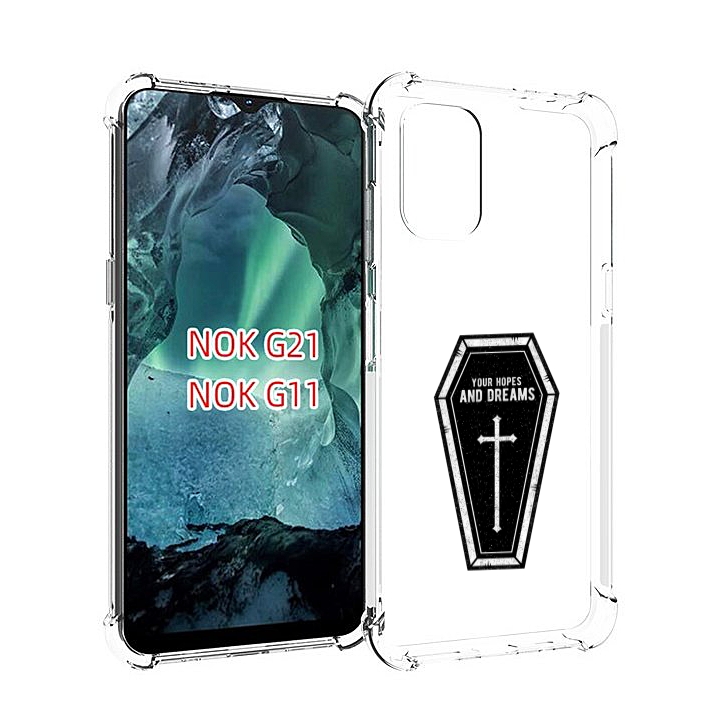 

Чехол Mypads Гроб С Мечтами Для Nokia G11/G21, Прозрачный, Tocco