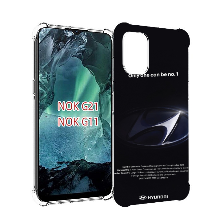 

Чехол Mypads hyundai 3 Для Nokia G11/G21, Прозрачный, Tocco