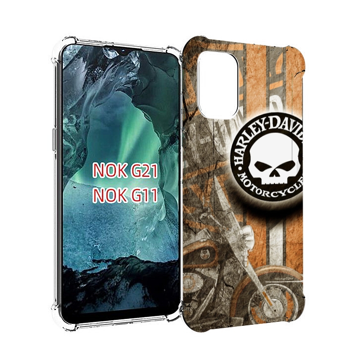 

Чехол Mypads Харлеи Девидсон Для Nokia G11/G21, Прозрачный, Tocco