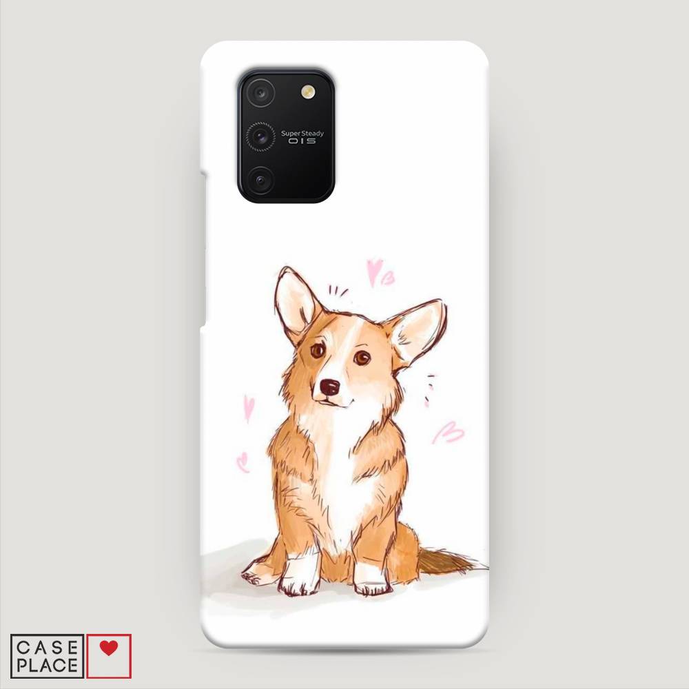 

Пластиковый чехол "Корги любовь" на Samsung Galaxy S10 Lite, 210020-1