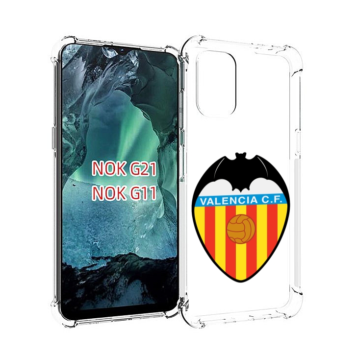 

Чехол Mypads Фк-Валенсия-2 Для Nokia G11/G21, Прозрачный, Tocco