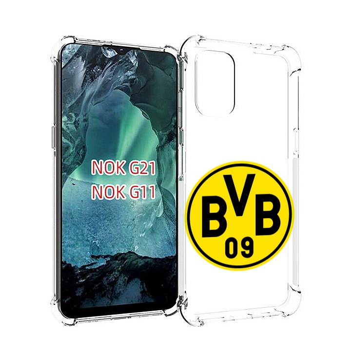 

Чехол Mypads Фк-Боруссия Для Nokia G11/G21, Прозрачный, Tocco
