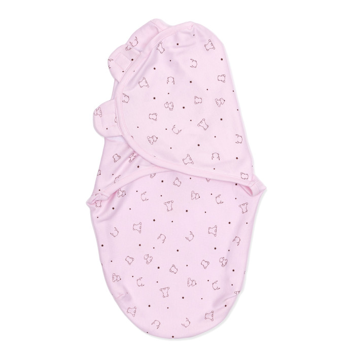 

Пеленка-кокон Forest kids Мишки 290-21 цв. розовый 62, Мишки