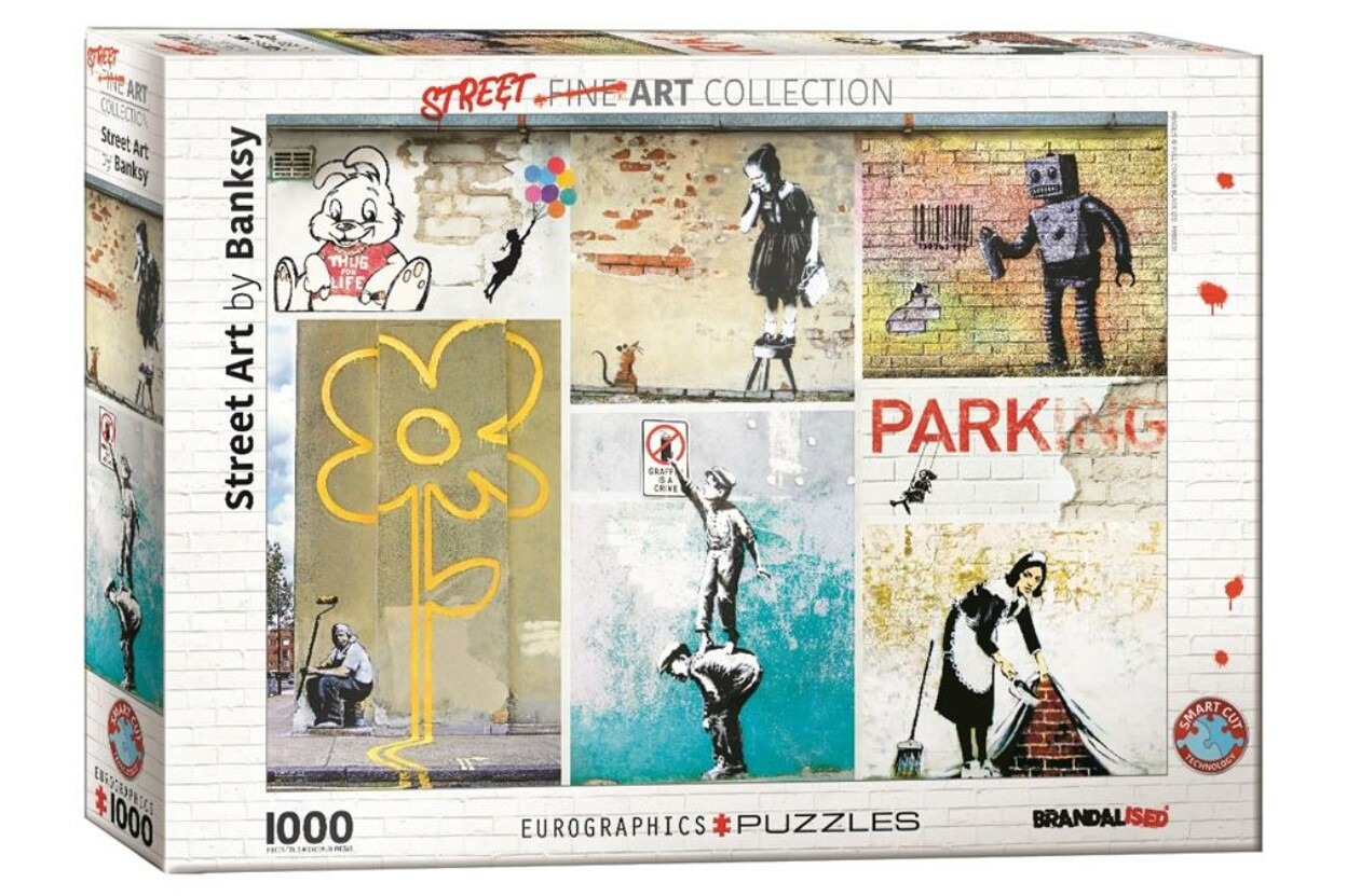 

Пазл Eurographics Стрит-арт, Banksy 1000 деталей, Стрит-арт, Banksy