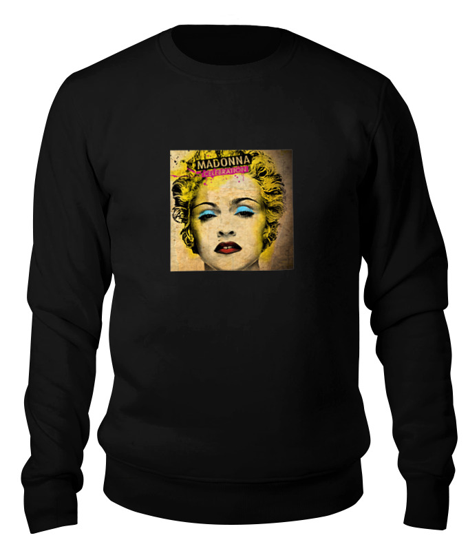 

Свитшот унисекс Printio Madonna черный XS, Madonna