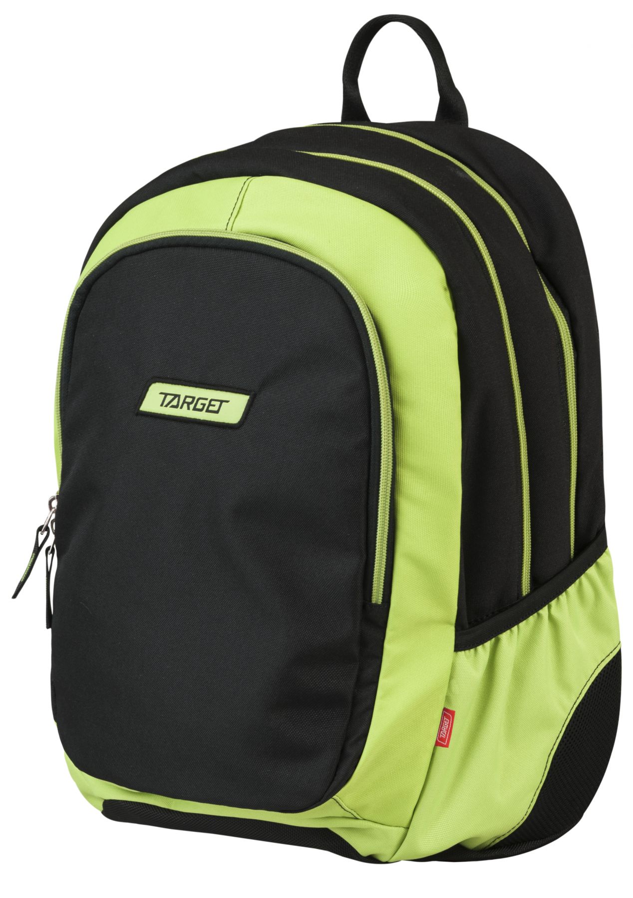 фото Рюкзак детский target 3 zip black lime target черный 21289