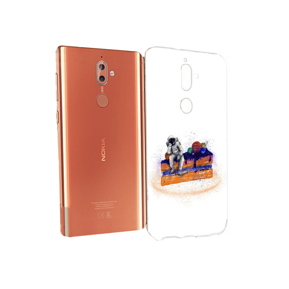 

Чехол MyPads Tocco для Nokia 9 торт с планетами (PT126479.94.648), Прозрачный, Tocco