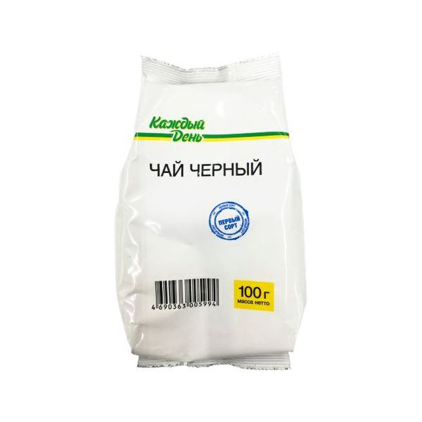 

Чай черный Каждый День листовой 100 г