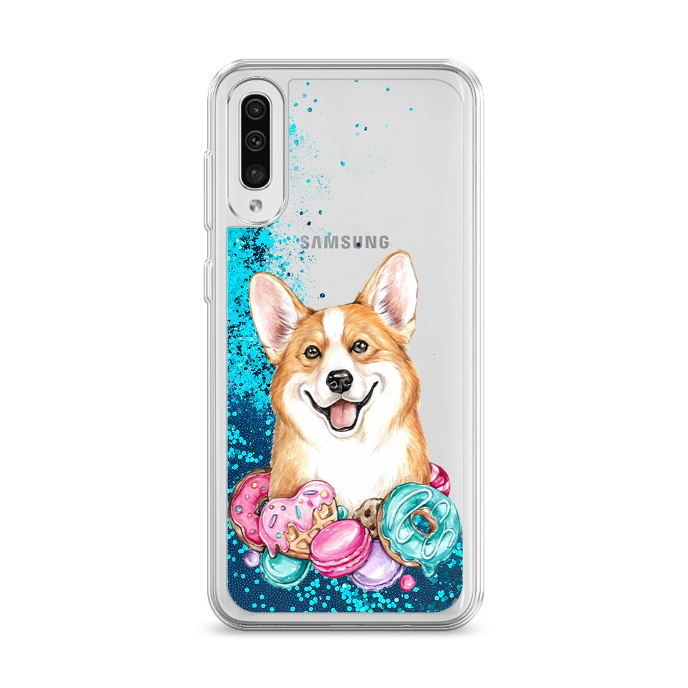 

Чехол Awog на Samsung Galaxy A30s/A50 "Корги и сладости", Разноцветный, 28893-1