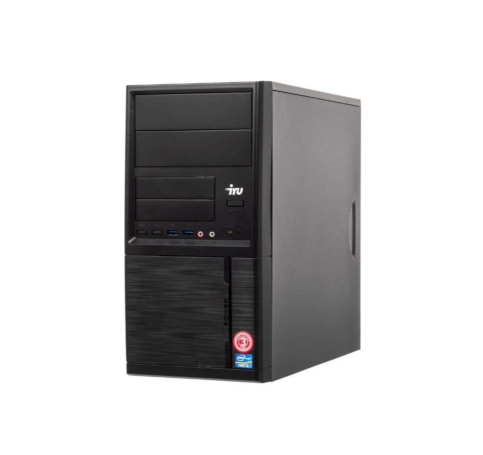 

Системный блок IRU Office 612 Black (1526345), 612