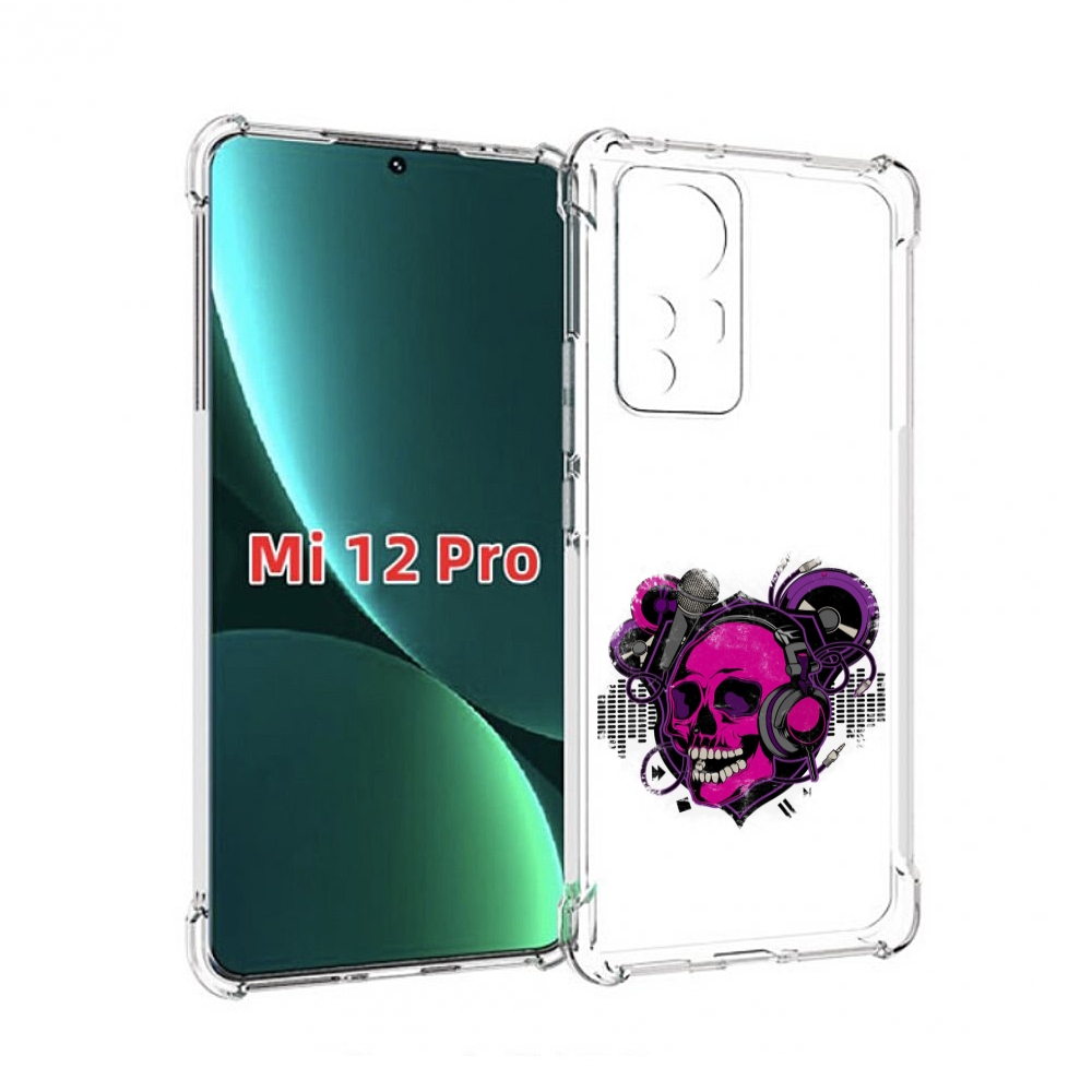 

Чехол MyPads череп 1 для Xiaomi 12S Pro, Прозрачный, Tocco