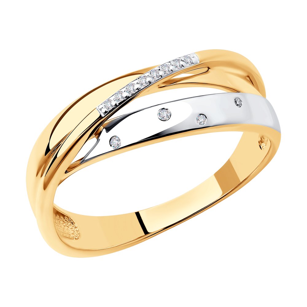 

Кольцо из золота р.  SOKOLOV Diamonds 1011615, бриллиант, 1011615