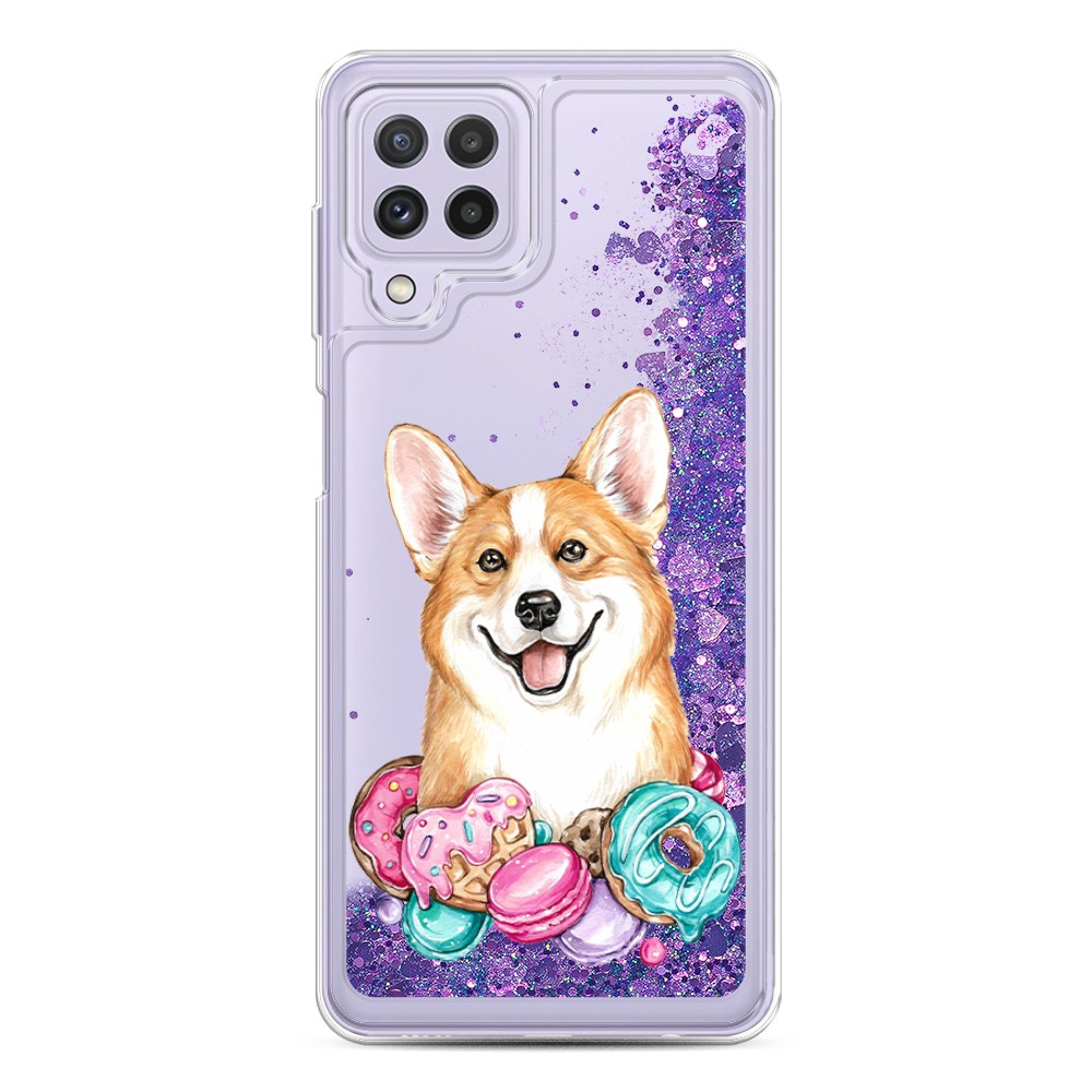 

Чехол Awog на Samsung Galaxy A22 / Самсунг A22 "Корги и сладости", Разноцветный, 2103192-1