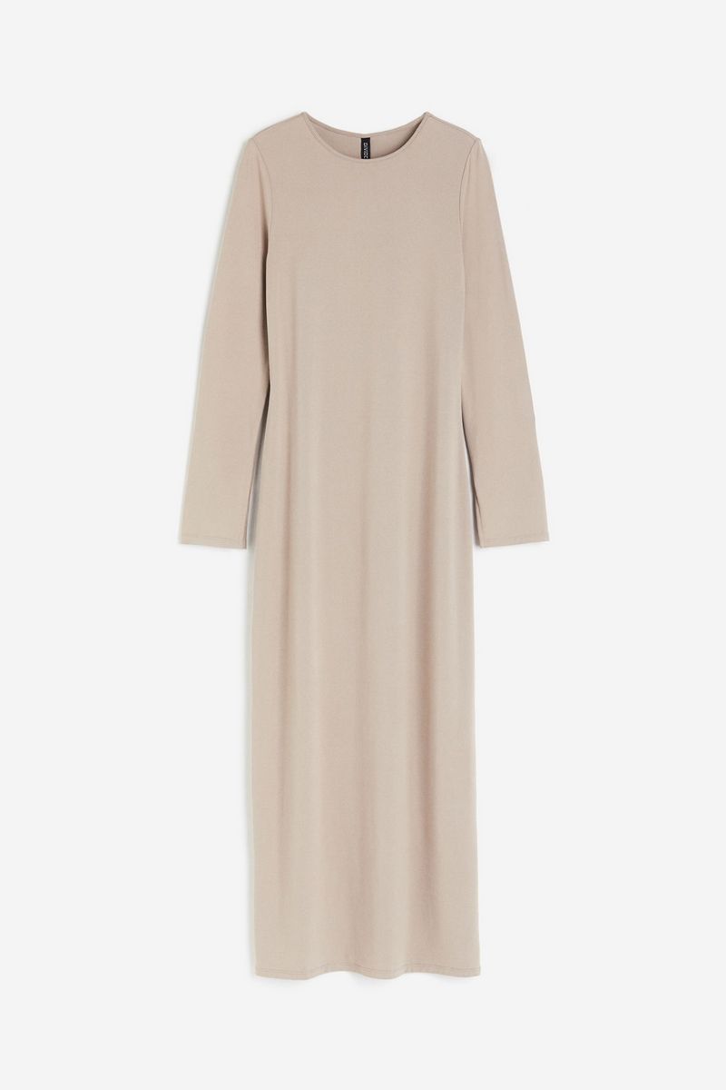 

Платье женское H&M 1224538 серое 2XS, Серый, 1224538