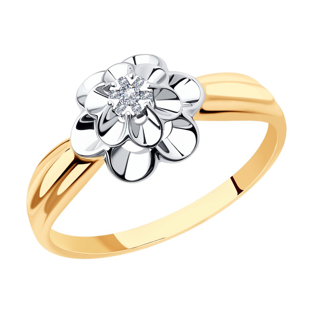 

Кольцо из золота р.  SOKOLOV Diamonds 1011517, бриллиант, 1011517