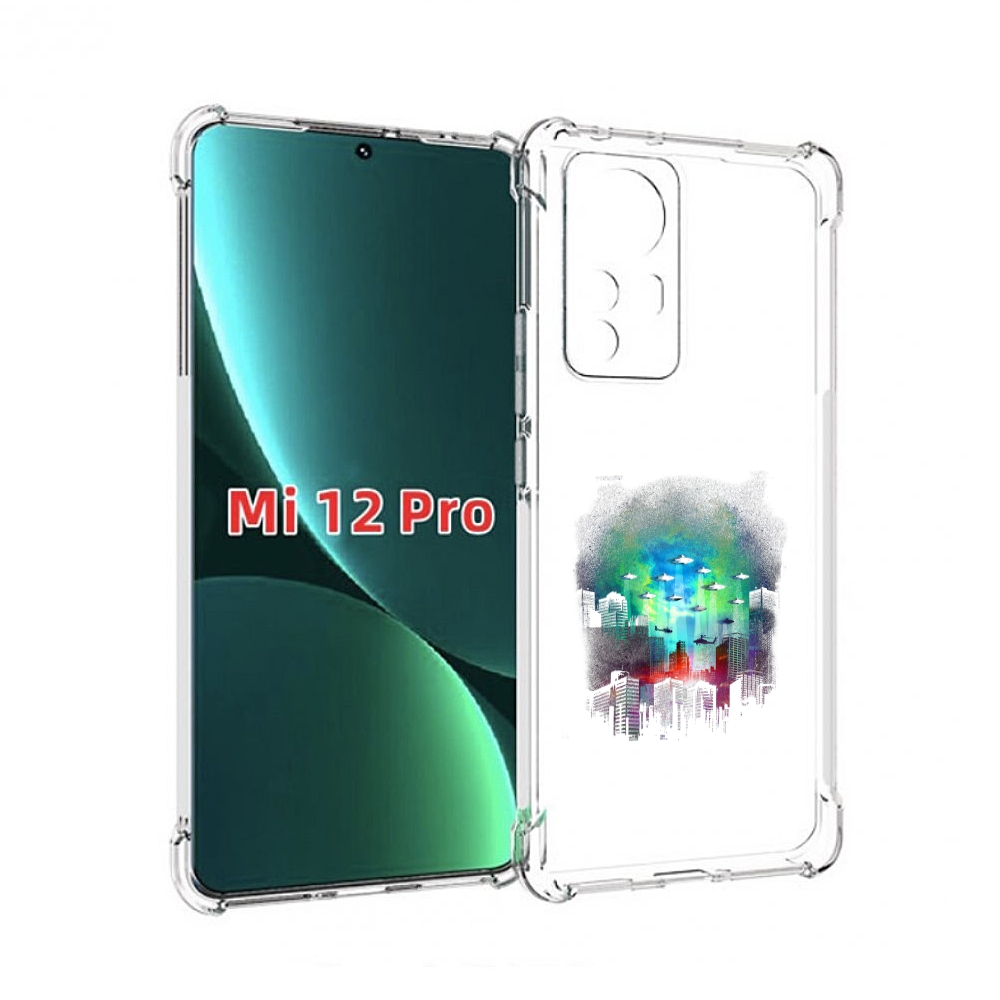 

Чехол MyPads город в свечении для Xiaomi 12S Pro, Прозрачный, Tocco