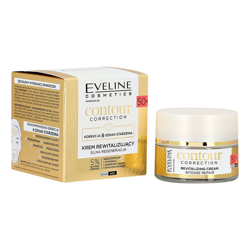 Крем для лица Eveline Contour Correction восстанавливающе-регенерирующий 50+ 50 мл