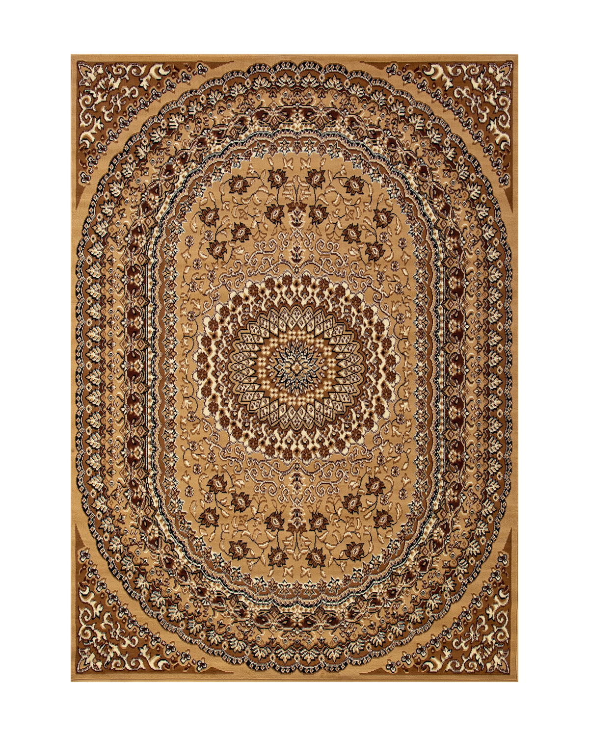 

Ковёр Merinos Laguna 80x150 прямоугольный бежевый D504
