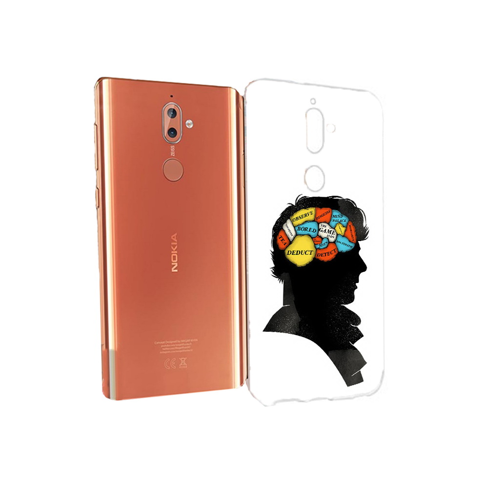 

Чехол MyPads Tocco для Nokia 9 темный рисунок (PT126479.94.640), Прозрачный, Tocco