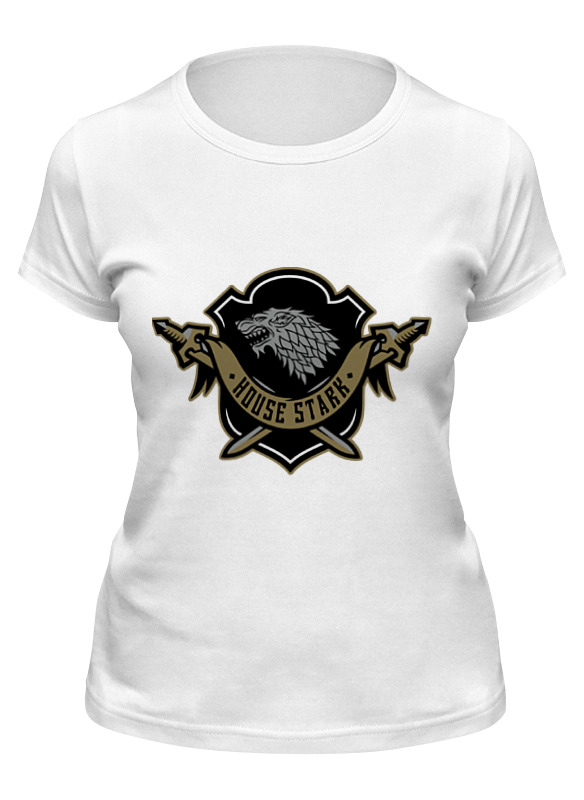 

Футболка женская Printio House stark белая 2XL, House stark