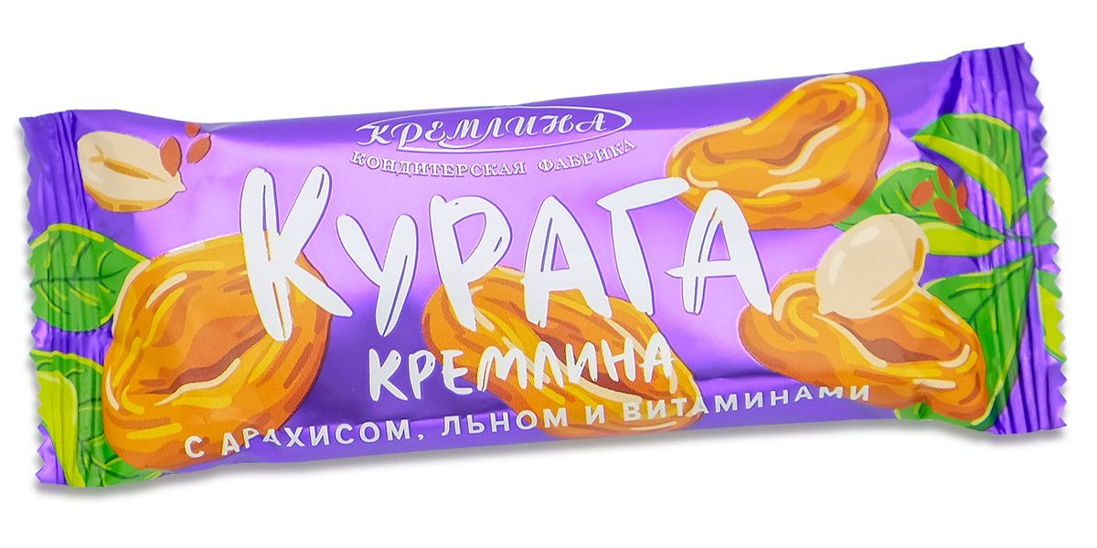 Батончик Кремлина шоколадный курага-лен-витамины 30 г