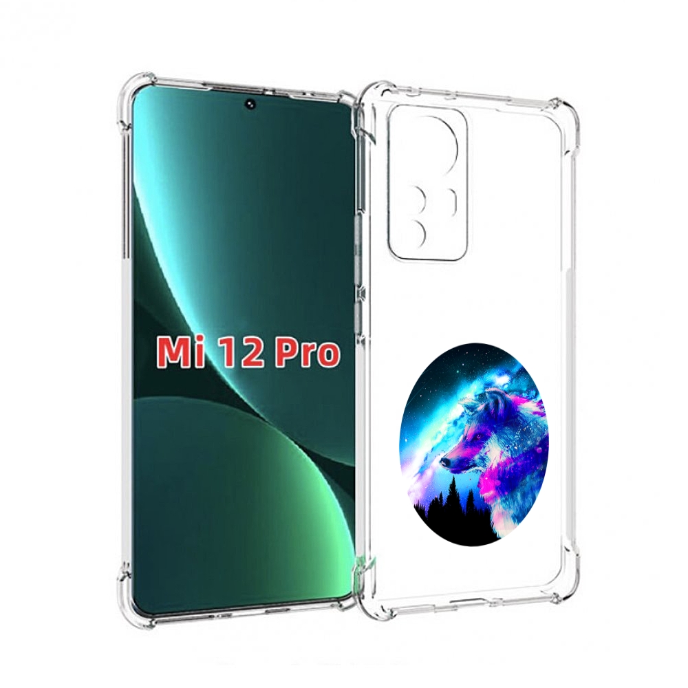 

Чехол MyPads голубой волк для Xiaomi 12S Pro, Прозрачный, Tocco