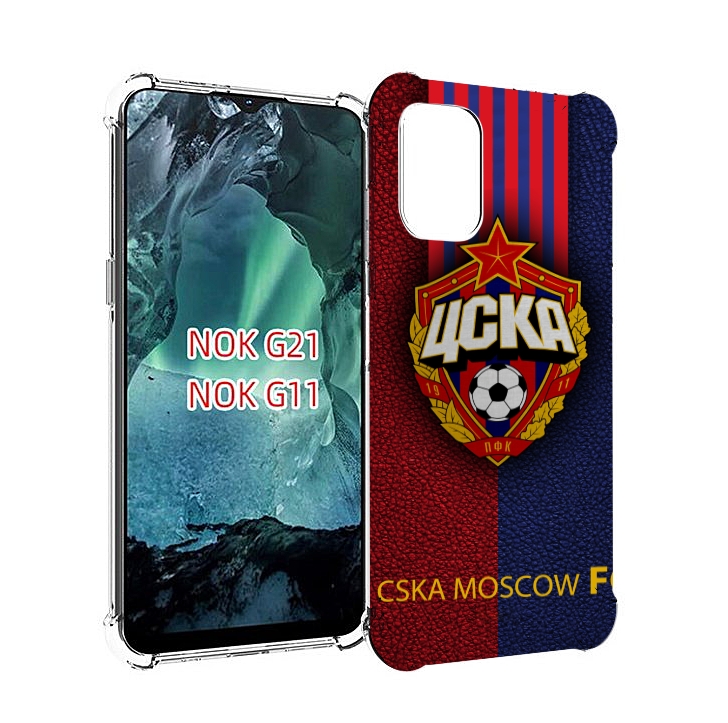 

Чехол Mypads Фк Цска Для Nokia G11/G21, Прозрачный, Tocco