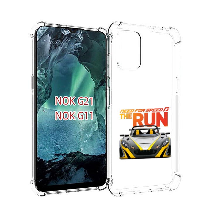 

Чехол Mypads Гонка Для Nokia G11/G21, Прозрачный, Tocco
