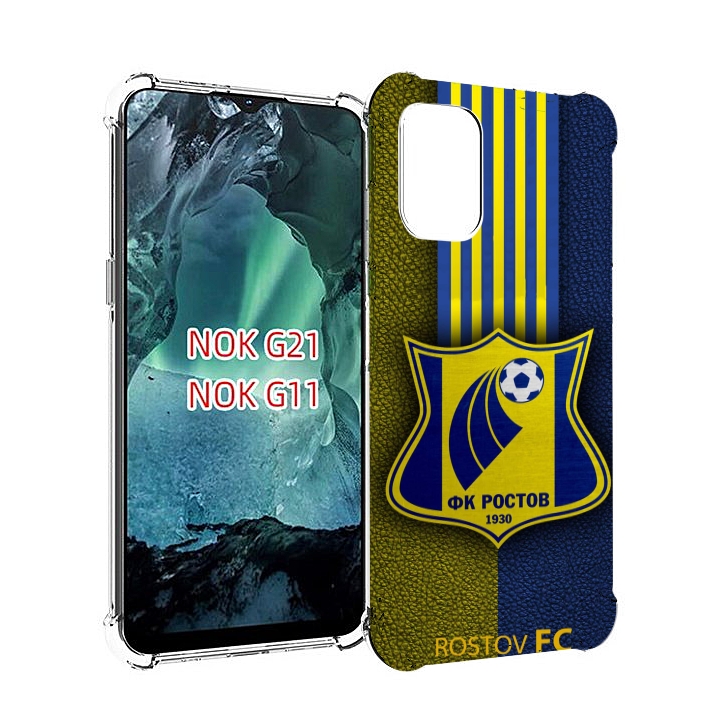 

Чехол Mypads Фк Ростов Мужской Для Nokia G11/G21, Прозрачный, Tocco