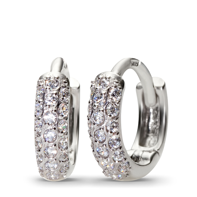 

Серьги женские из золота Эстет 01С124927, фианит, 01С124927