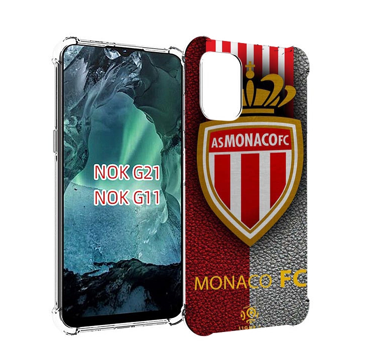 

Чехол Mypads Фк Монако Для Nokia G11/G21, Прозрачный, Tocco