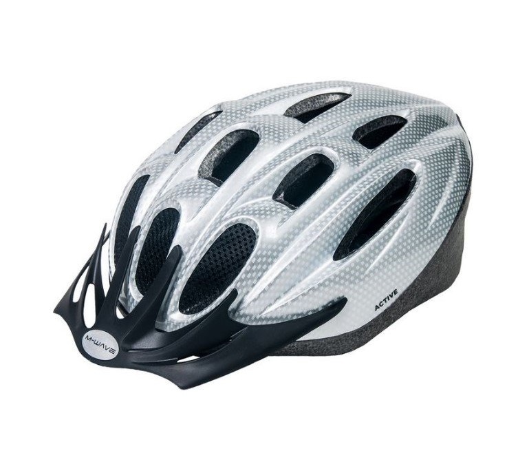 

Велошлем M-wave Active р.L/XL(58-61), silver, Серебристый;черный, Active