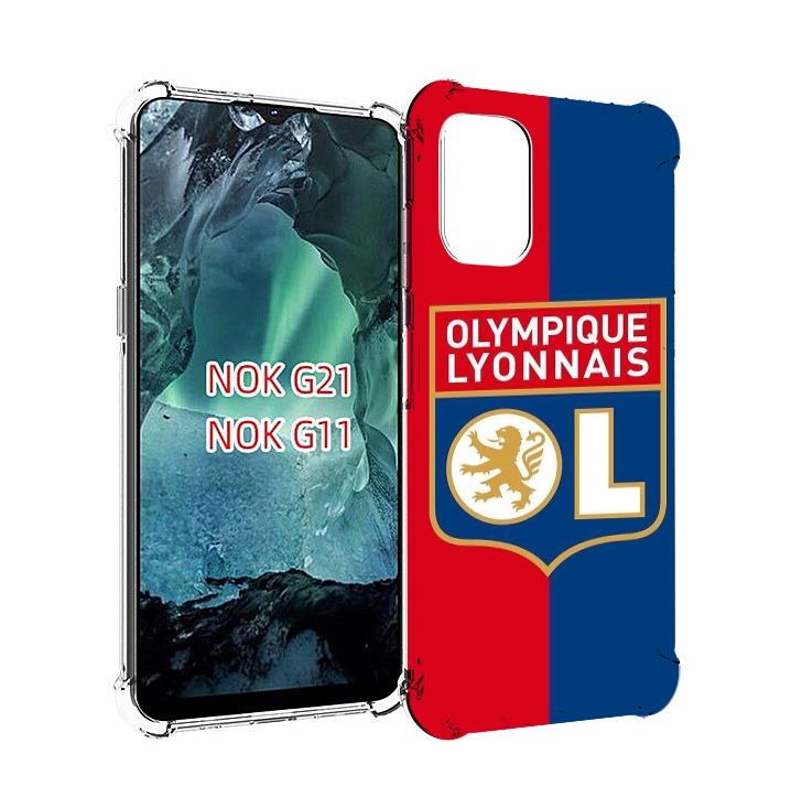 

Чехол Mypads Фк Лион Эмблема Для Nokia G11/G21, Прозрачный, Tocco